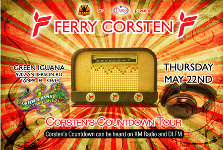 Ferry Corsten Suzy Solar 2008 Flyer Front