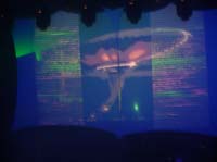 Canada Day 2006 - visual screen behind DJs