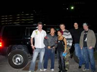 Dinner at The King & I - Suzy, Alphazone, DJ Bonebreaker, Jody, Thai