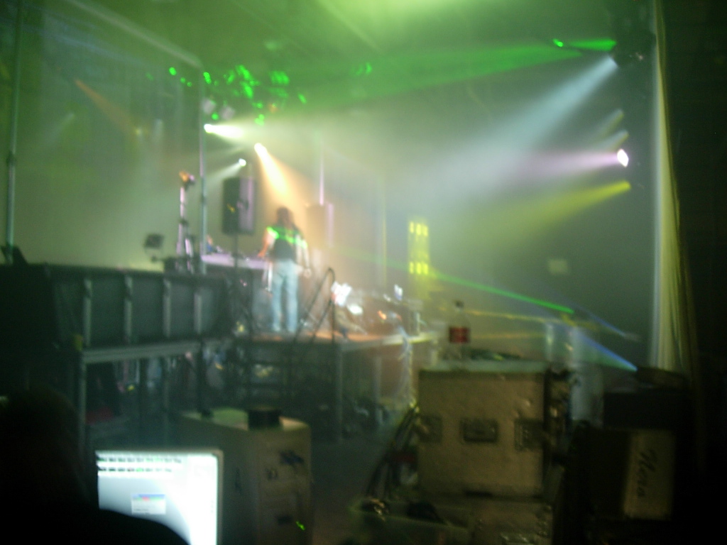 Scot Project @ The Space, backstage