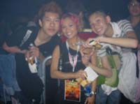 Suzy Solar & fans @ The Space