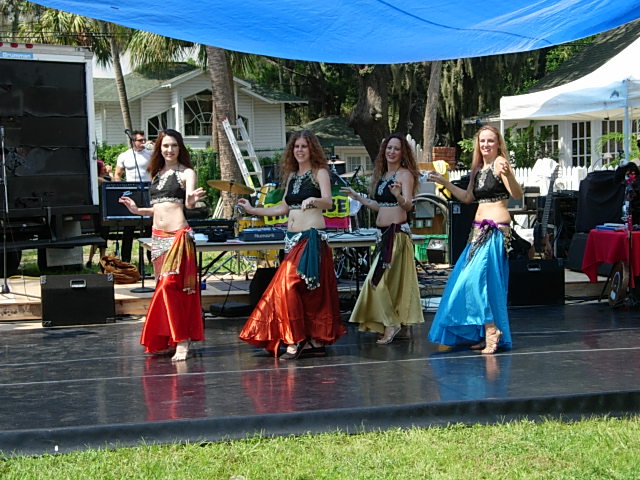 Safety Harbor EarthDance - belly dancers
