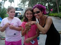 Safety Harbor EarthDance - children with bearded dragon