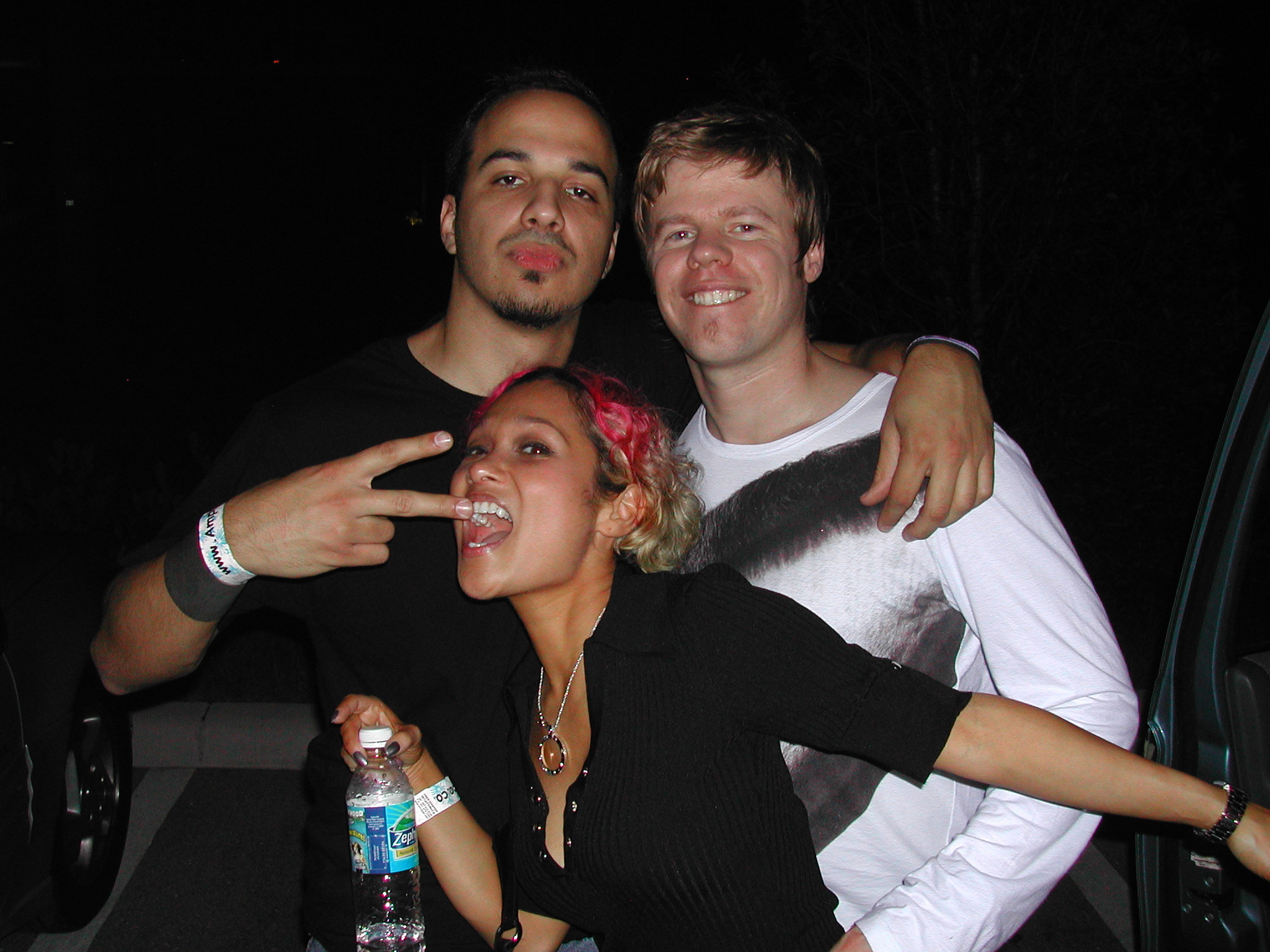 suzy, ferry, carlos @ house party