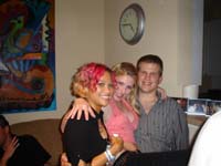 suzy & new friends @ house party