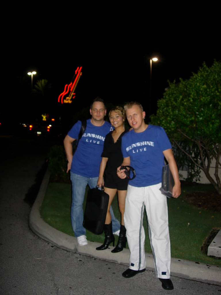 Hard Rock, Tampa - Suzy Solar & Falk DJ team - Sept 07
