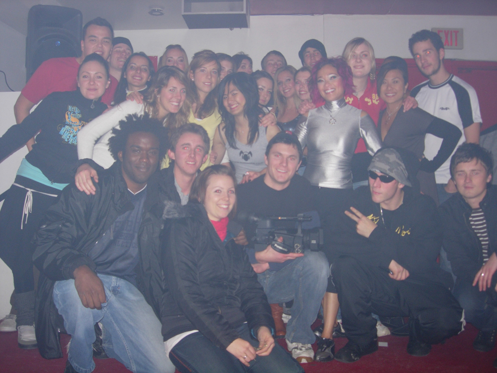 day 1 production crew & dancers